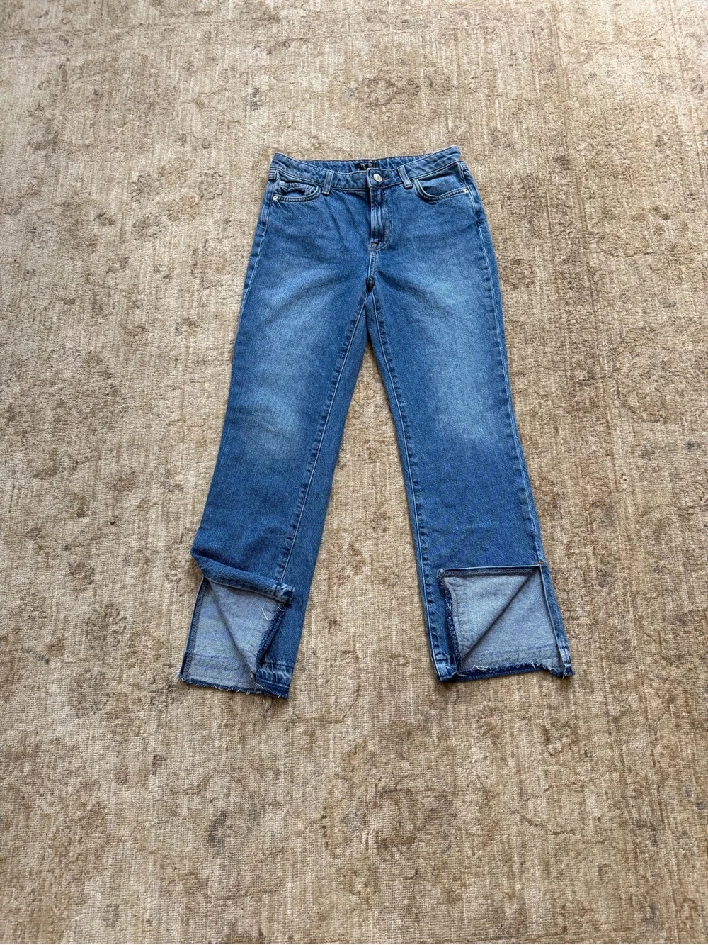 Forever 21 Medium Blue Straight-Leg Kids Jeans